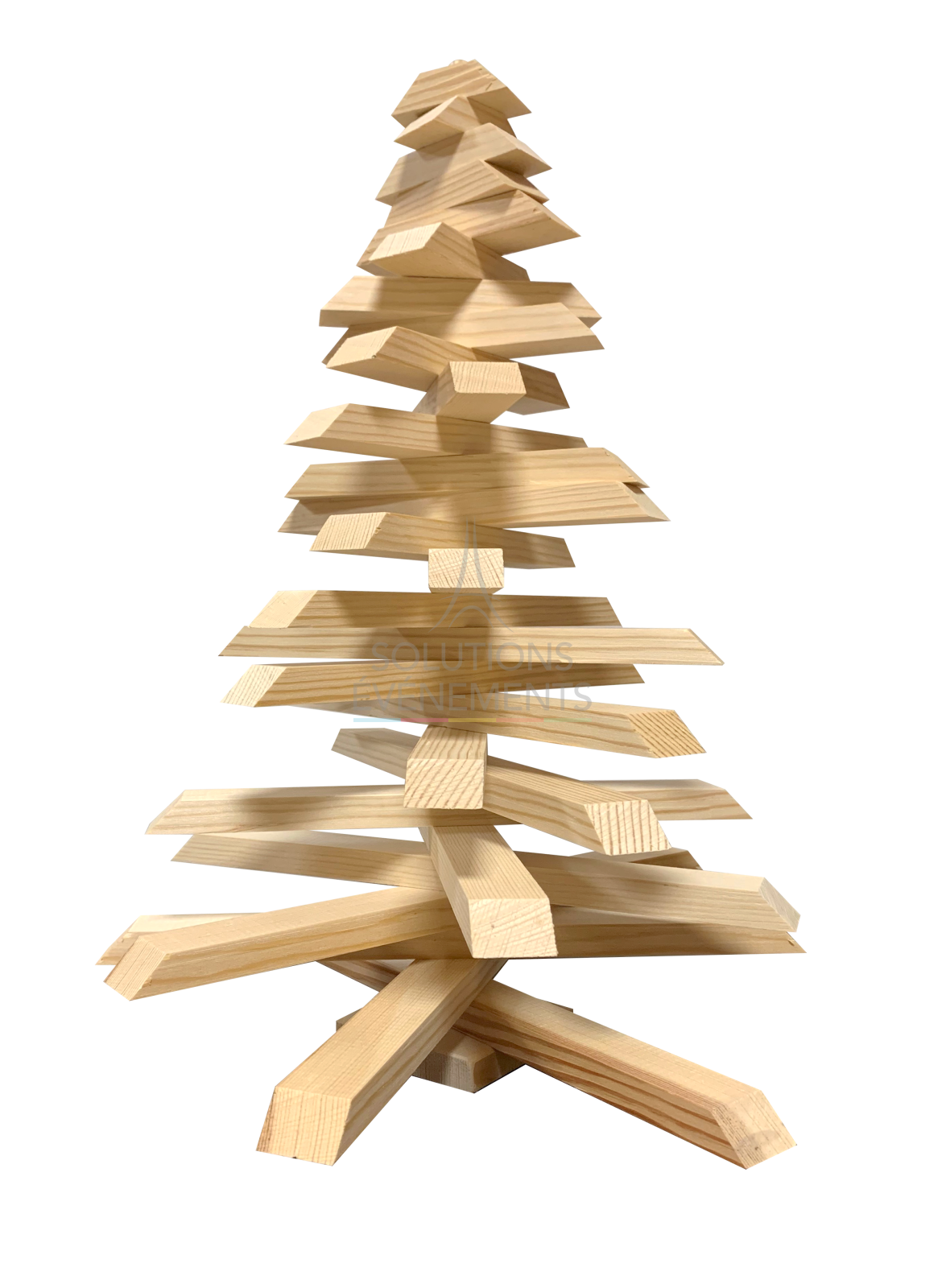 Rental modular wooden tree 50 cm height