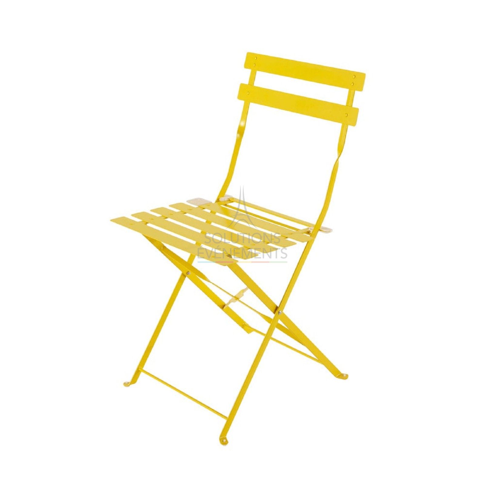 Rental of folding metal garden chairs
